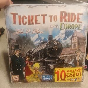 NewTicket to Ride Europe Board Game Day Of Wonder, Strategy Game For 2-5 Players
